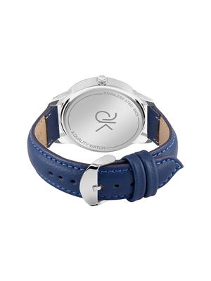 adk~ad-07ablue color analog watch for men - 17102438 - Standard Image - 3