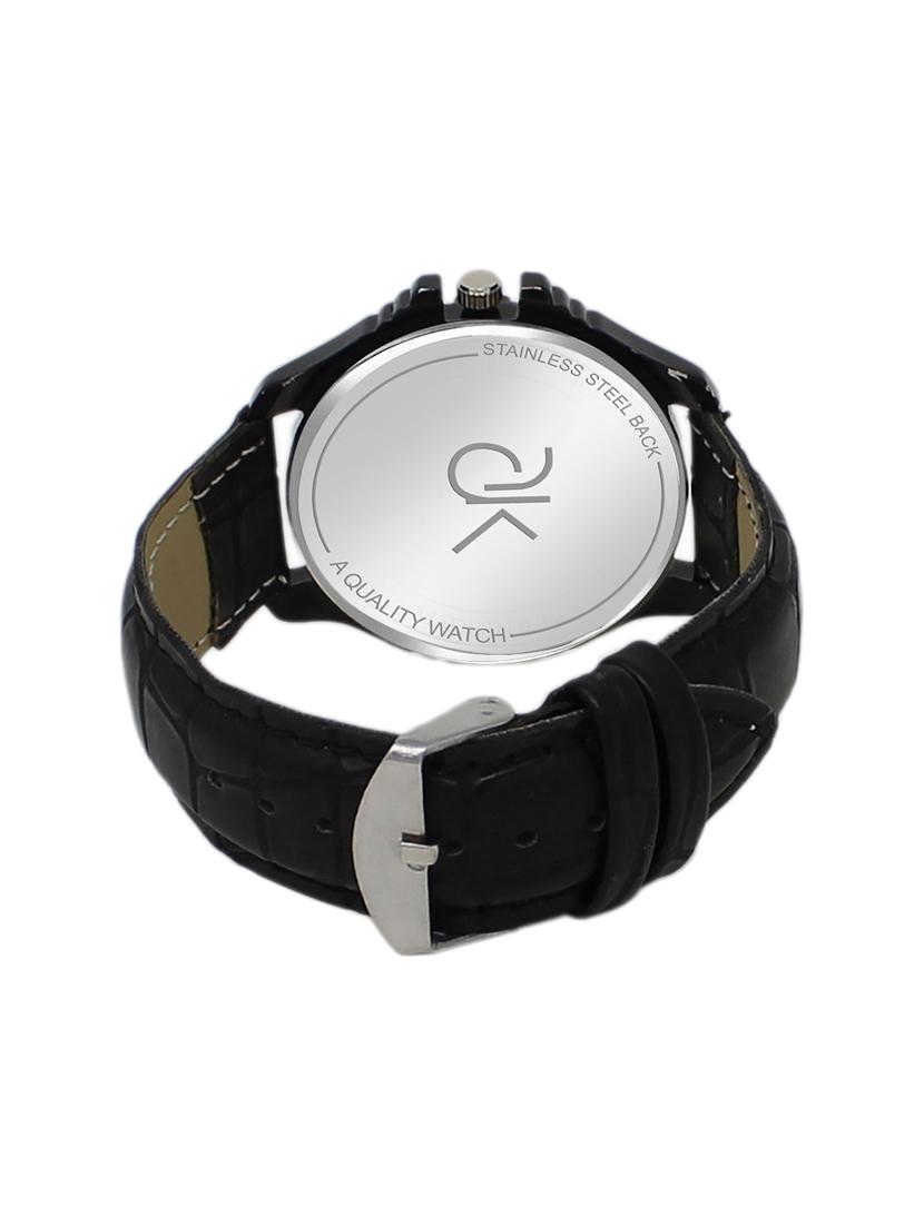 adk~ad-04ablack color analog watch for men - 17102441 - Zoom Image - 3
