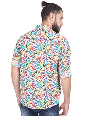 multi colored printed casual shirt - 17102453 - Standard Image - 3