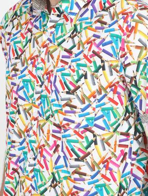 multi colored printed casual shirt - 17102453 - Standard Image - 5