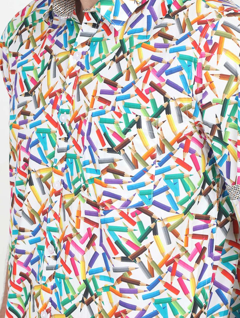 multi colored printed casual shirt - 17102453 - Zoom Image - 5