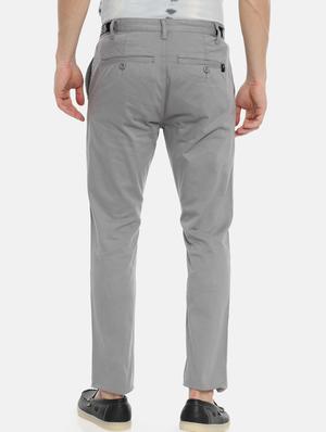grey solid chinos - 17102563 - Standard Image - 3