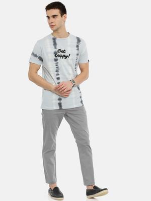 grey solid chinos - 17102563 - Standard Image - 4