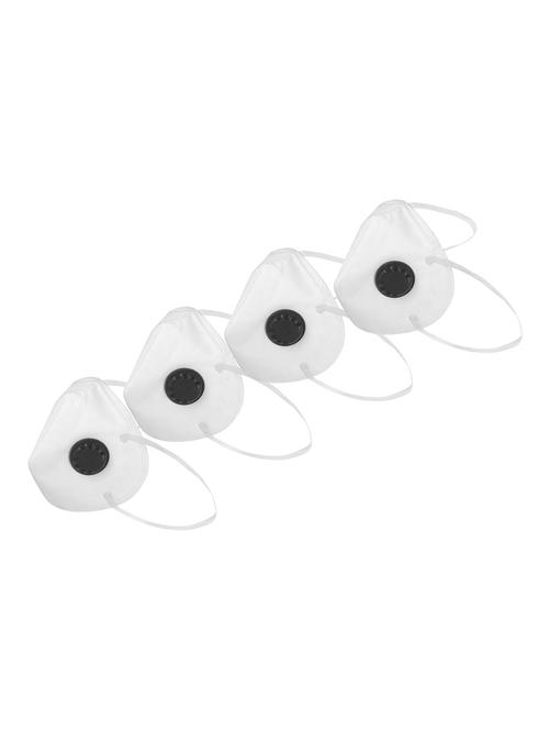white polypropylene anti-pollution men mask ( pack of 4) - 17103074 - Standard Image - 1