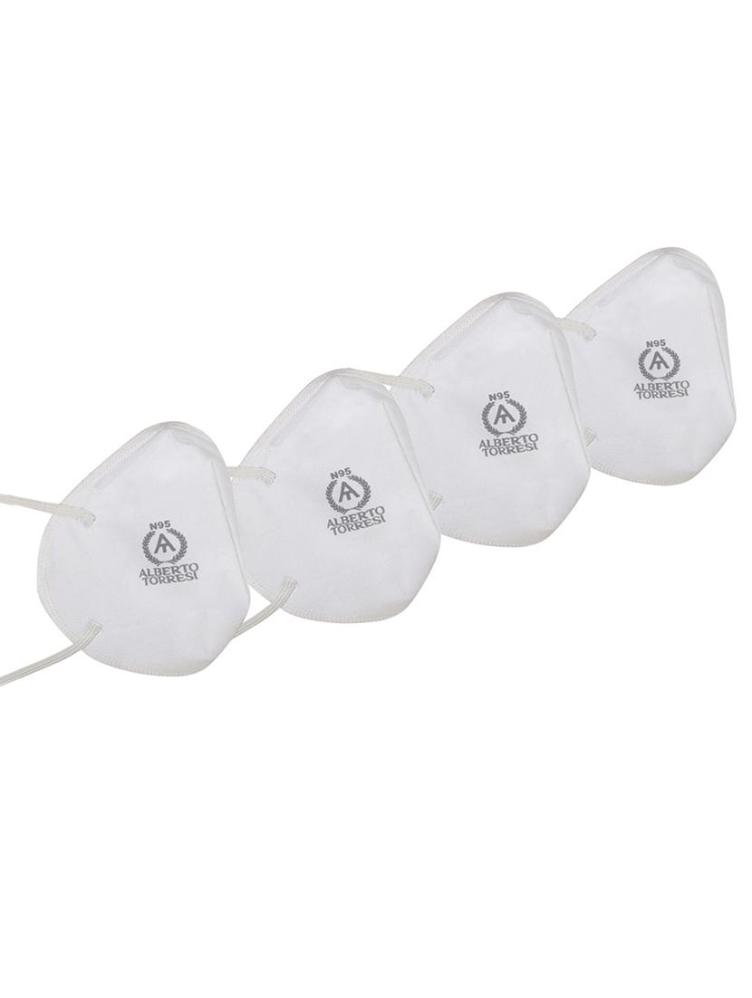 white polypropylene anti-pollution men mask ( pack of 4) - 17103074 - Zoom Image - 3