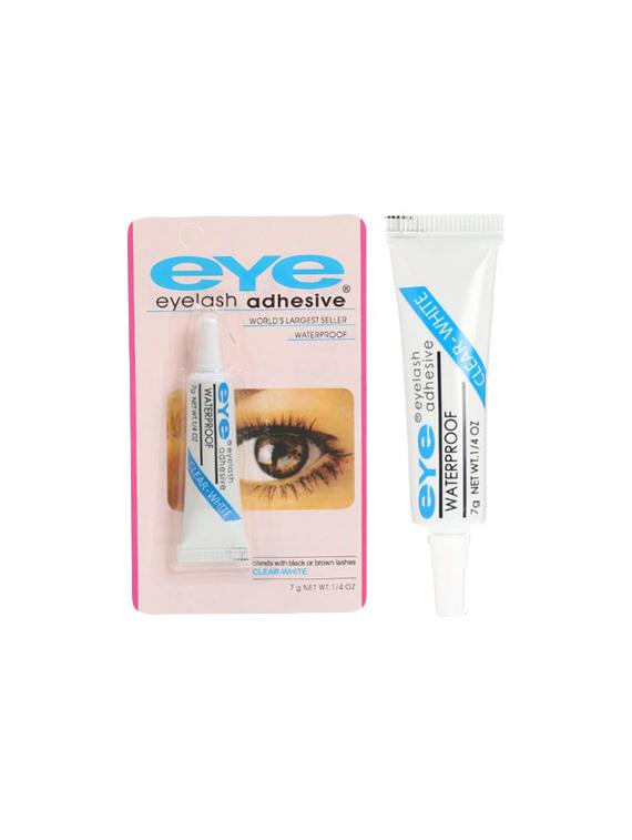natural hair false mink fur 3d eyelashes with glue (1 pair of eyelashes + 1 glue) - 17103504 - Zoom Image - 2