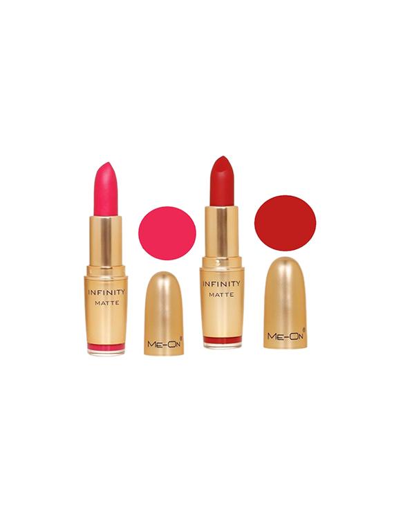 meon infinity matte finish lipsticks shade#4,8 (pack of 2) - 17103590 - Zoom Image - 1