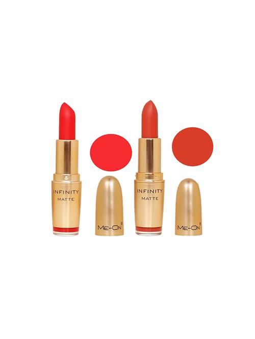 me-on pack of 2 infinity matte finish lipsticks shade#5,18 - 17103593 - Standard Image - 1