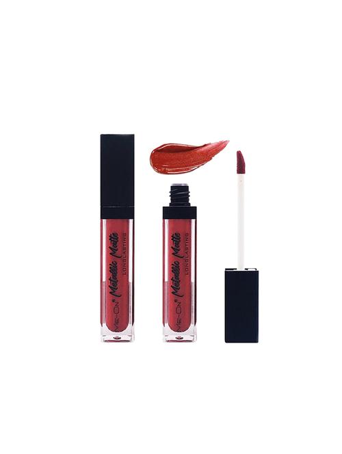 me-on metallic matte lip color shade1- 6ml - 17103631 - Standard Image - 1