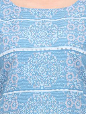 printed straight kurta - 17103883 - Standard Image - 4