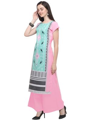 printed straight kurta - 17103911 - Standard Image - 2