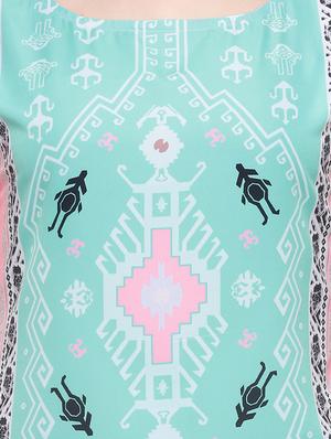 printed straight kurta - 17103911 - Standard Image - 4