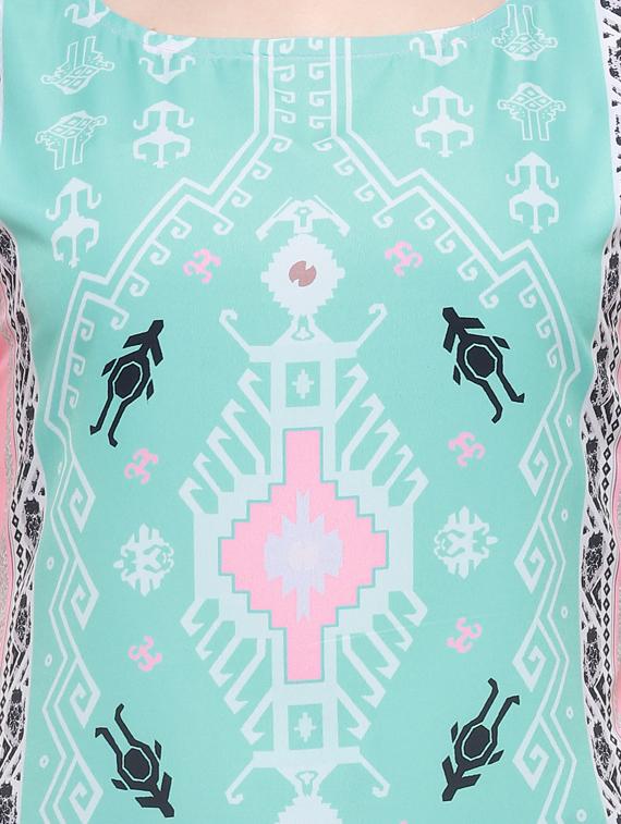printed straight kurta - 17103911 - Zoom Image - 4