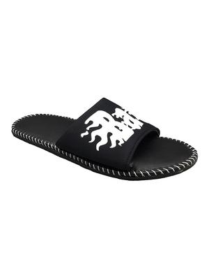 black slip on flip flops - 17103996 - Standard Image - 2