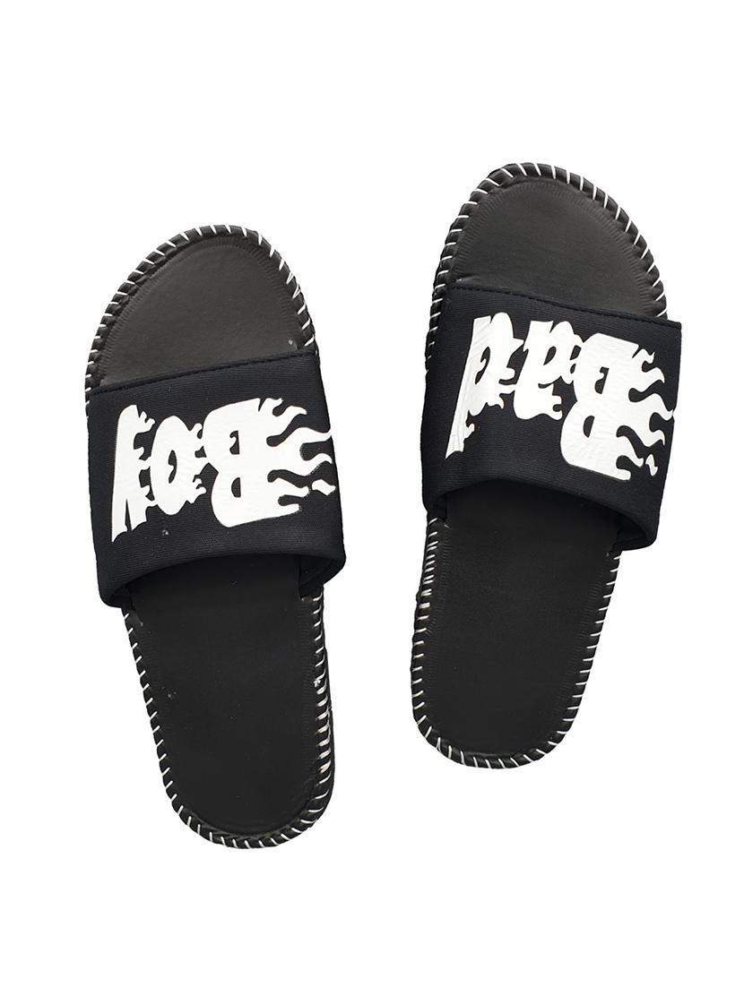 black slip on flip flops - 17103996 - Zoom Image - 1
