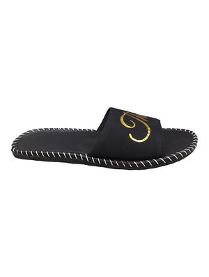 black slip on flip flops - 17104000 - Standard Image - 3