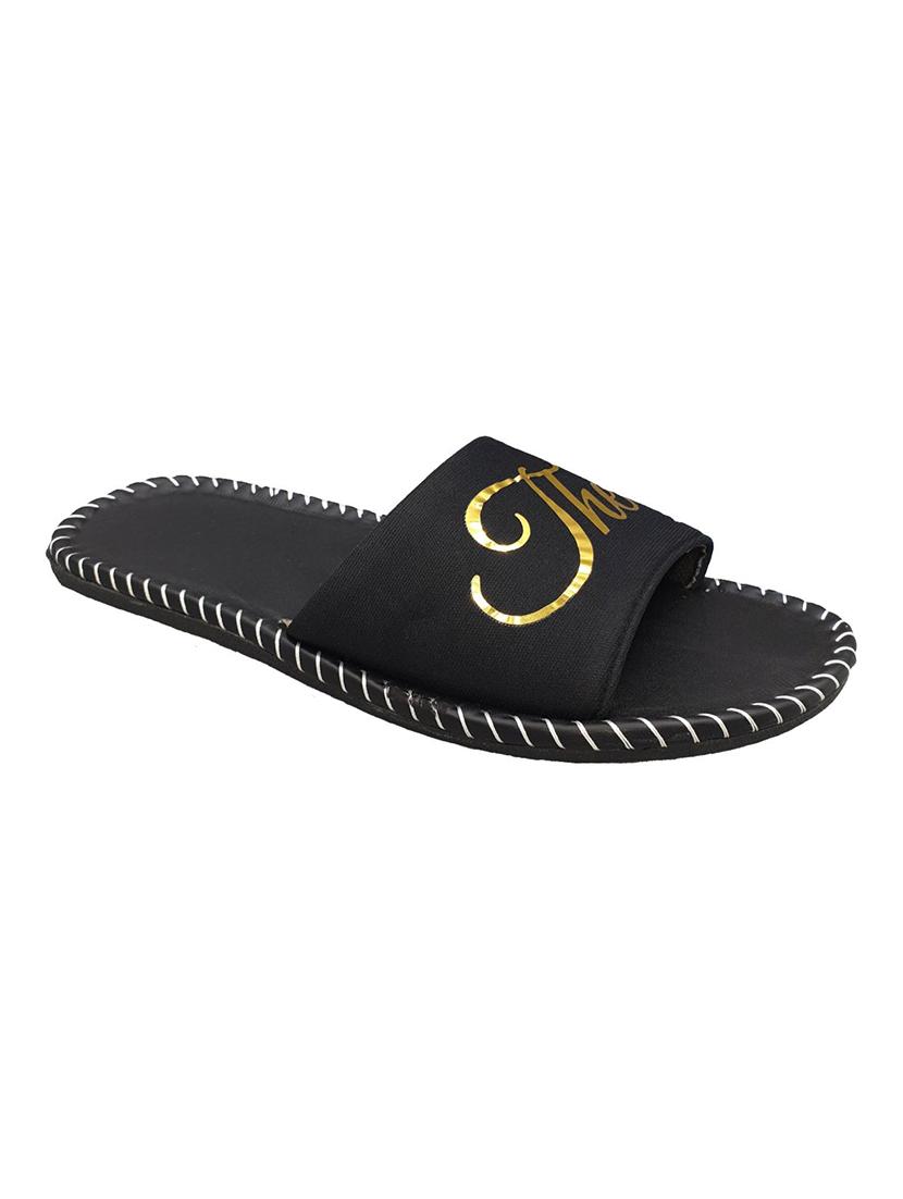 black slip on flip flops - 17104000 - Zoom Image - 2
