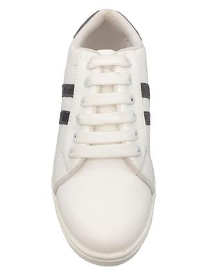 white lace-up sneakers - 17104005 - Standard Image - 4