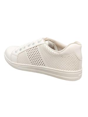 white lace-up casual shoes - 17104009 - Standard Image - 3