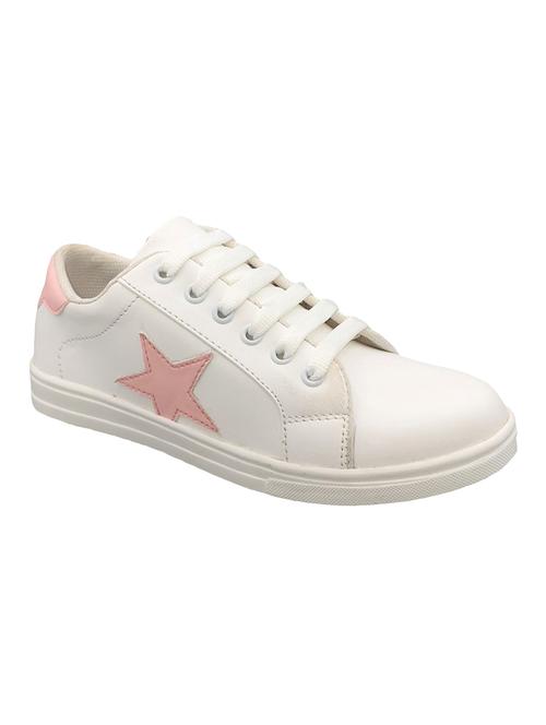 white lace-up sneakers - 17104012 - Standard Image - 1