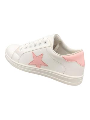 white lace-up sneakers - 17104012 - Standard Image - 3