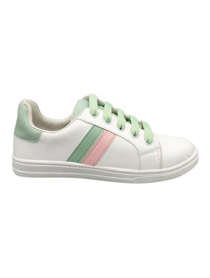 white lace-up sneakers - 17104014 - Standard Image - 2