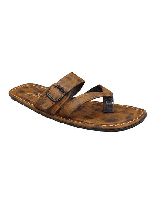 brown toe separator slippers - 17104071 - Standard Image - 1