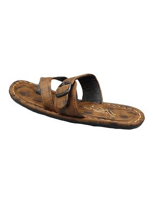 brown toe separator slippers - 17104071 - Standard Image - 3