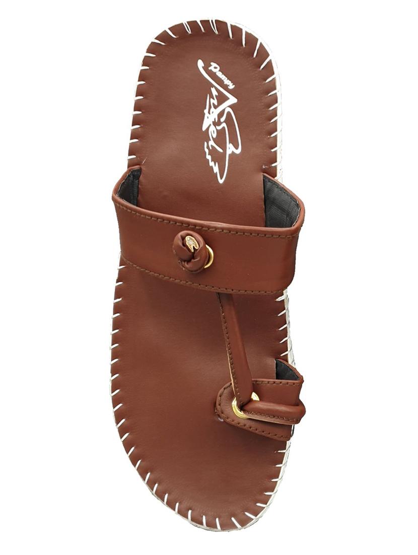 brown toe separator slippers - 17104077 - Zoom Image - 4