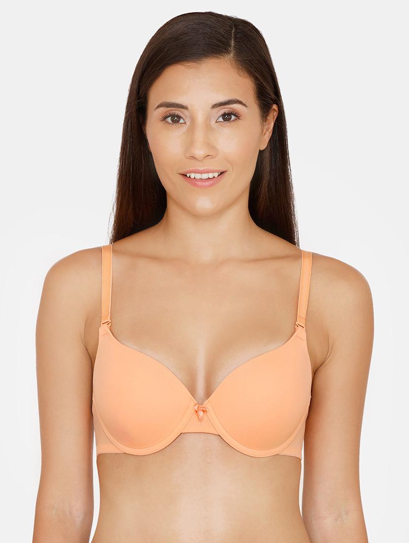 bow patch t-shirt bra - 17104359 - Zoom Image - 1