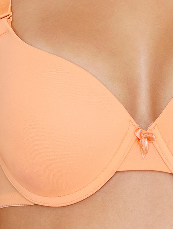 bow patch t-shirt bra - 17104359 - Zoom Image - 4