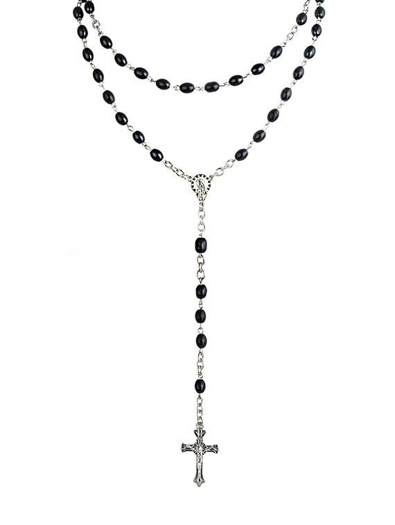 black silver tone brass pendant - 17104668 - Zoom Image - 1