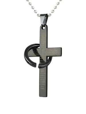 silver colored brass pendant - 17104696 - Standard Image - 3