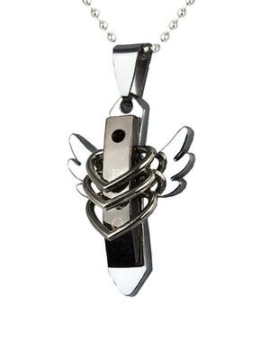 silver colored brass pendant - 17104698 - Standard Image - 3