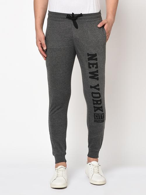 grey printed jogger - 17104804 - Standard Image - 1