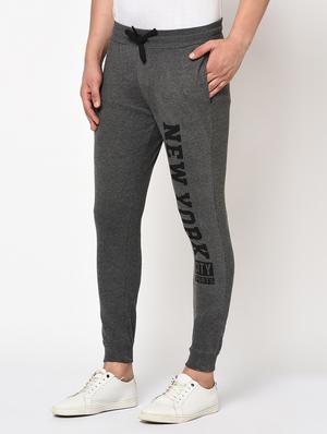 grey printed jogger - 17104804 - Standard Image - 2