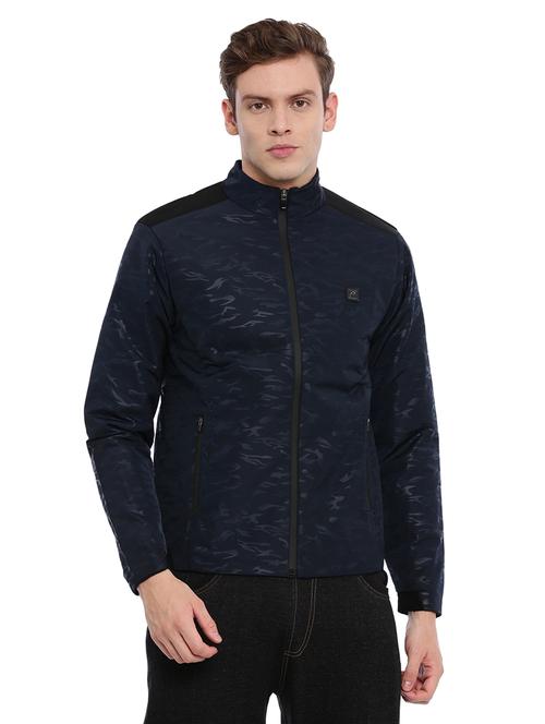 blue camouflage casual jacket - 17104818 - Very Small Image - 1