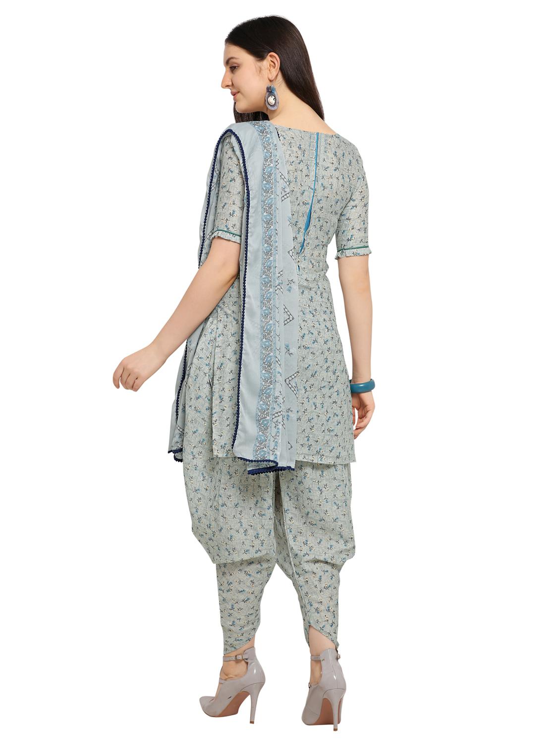 printed unstitched suit - 17104921 - Zoom Image - 3