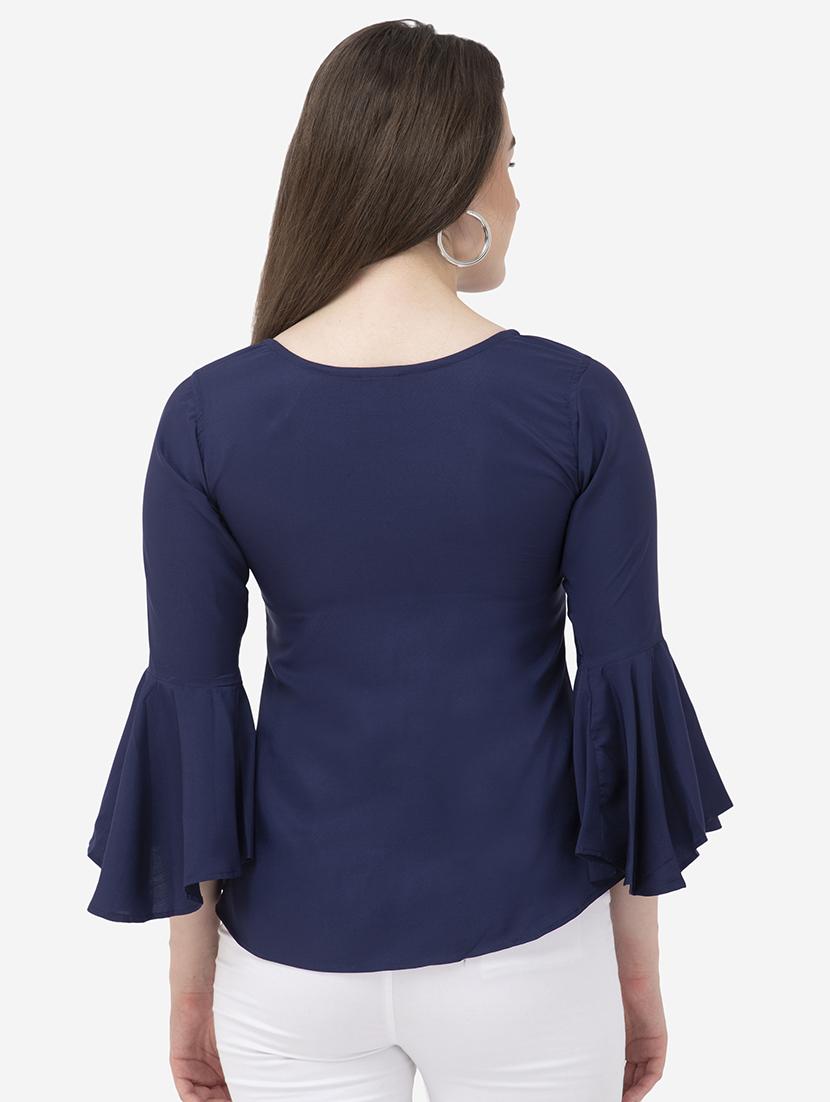 bell sleeves solid top - 17104944 - Zoom Image - 3