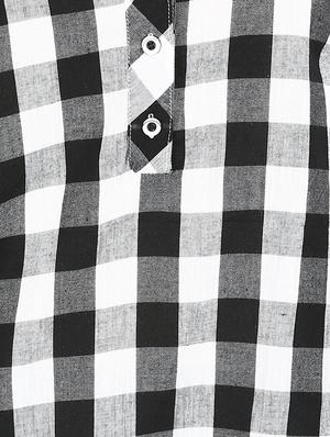 checkered straight kurta - 17105136 - Standard Image - 5
