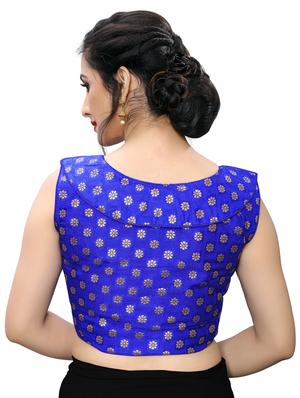 blue jacquard blouse - 17105302 - Standard Image - 3