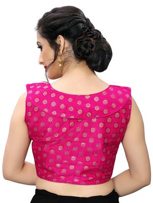 pink jacquard blouse - 17105306 - Standard Image - 3