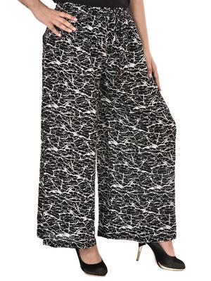 printed flared palazzo - 17105310 - Standard Image - 2