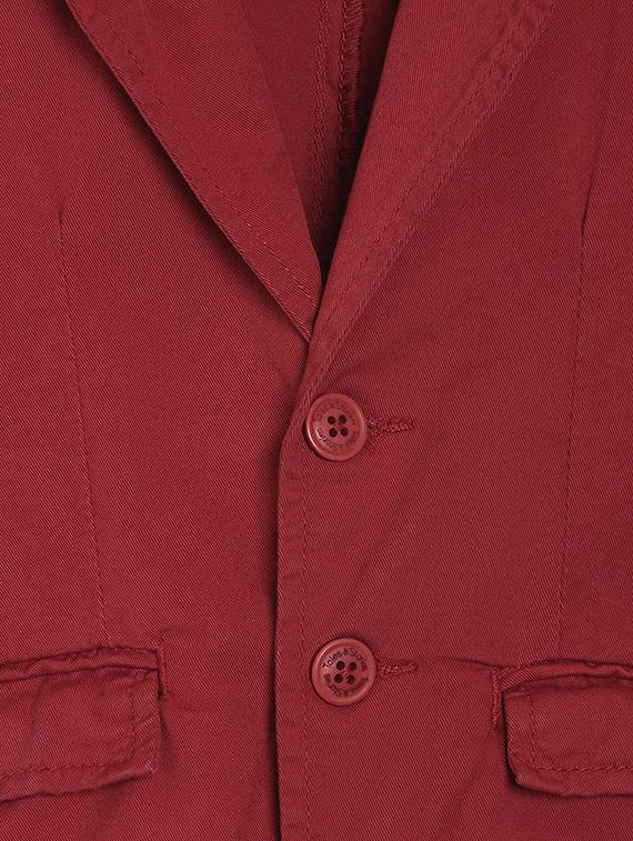 red cotton blazer - 17105519 - Zoom Image - 3