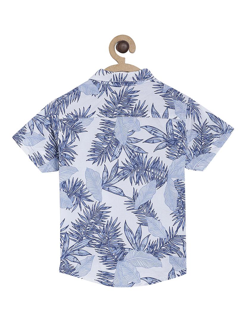 blue cotton shirt - 17105670 - Zoom Image - 2
