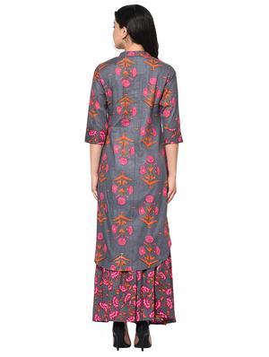 floral kurta sharara set - 17105958 - Standard Image - 3