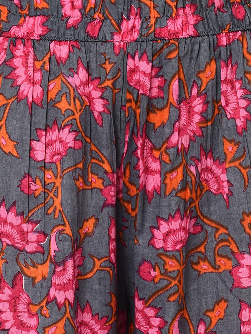floral kurta sharara set - 17105958 - Zoom Image - 5