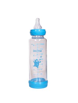blue glass milk bottle - 17106419 - Standard Image - 2