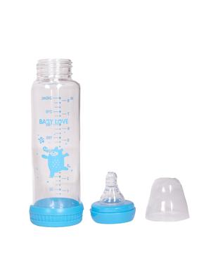 blue glass milk bottle - 17106419 - Standard Image - 3