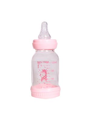 pink glass milk bottle - 17106424 - Standard Image - 2